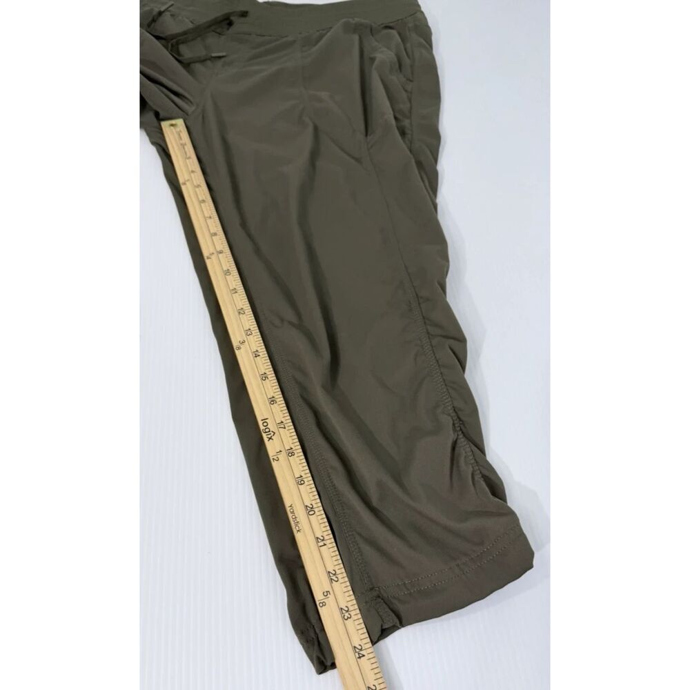 The North Face Aphrodite Crop Joggers Pants Women's Sz XXL Olive Green Hiking - Picture 4 of 8